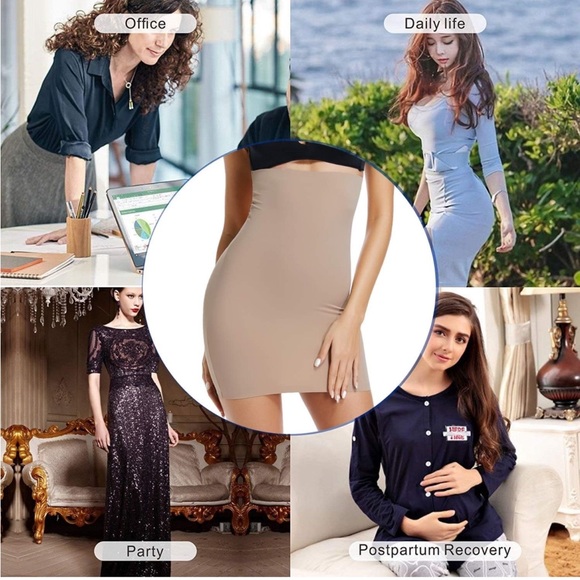 Slips High Waist Tummy Control Women’s👱🏽‍♀️Under Dress👗Shapewear Sz XL - Picture 9 of 11